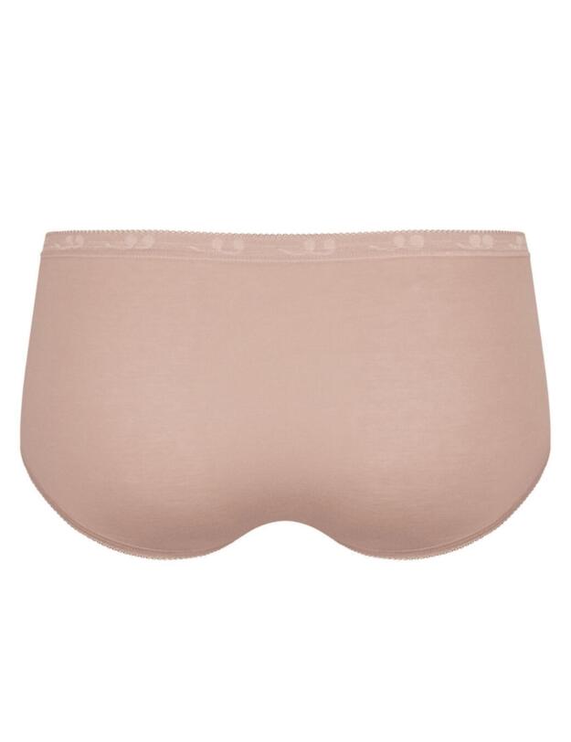 Sloggi Basic+ Midi Brief 3 Pack in White/Light Combination