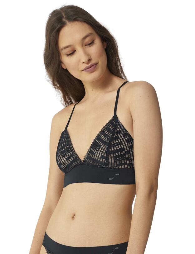 Sloggi S Seven Bralette Longline in Black