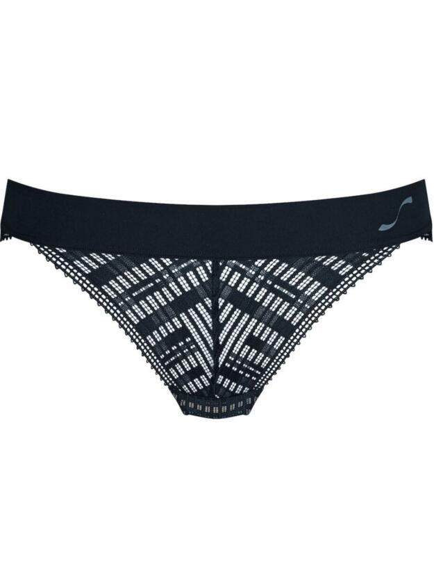 Sloggi S Seven Low Rise Cheeky Brief in Black