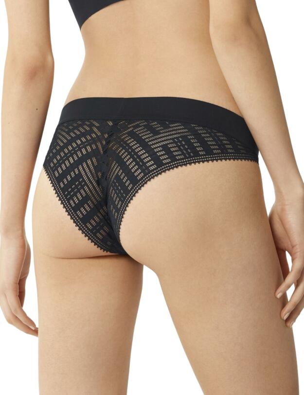 Sloggi S Seven Low Rise Cheeky Brief in Black