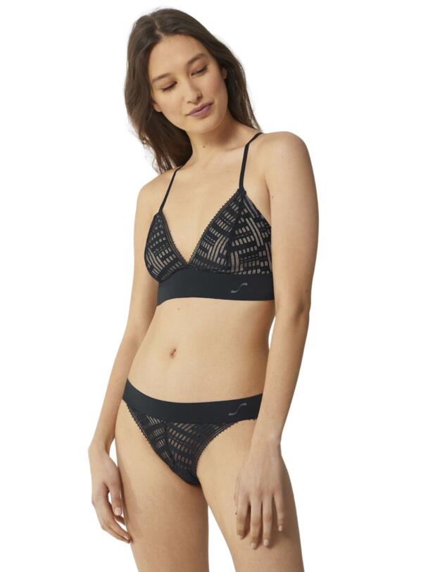 Sloggi S Seven Low Rise Cheeky Brief in Black