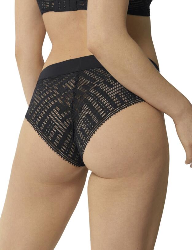 Sloggi S Seven High Leg Brief in Black
