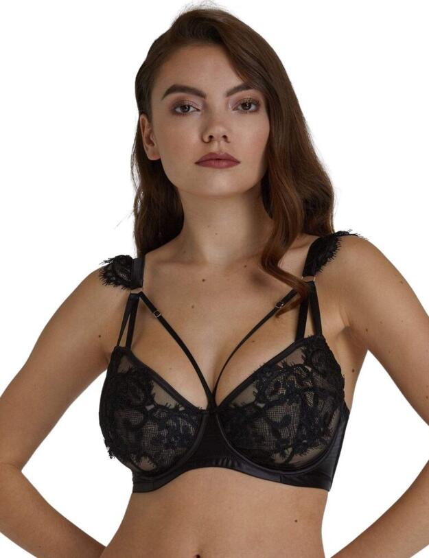 Playful Promises Annelise Fuller Bust Bra Black