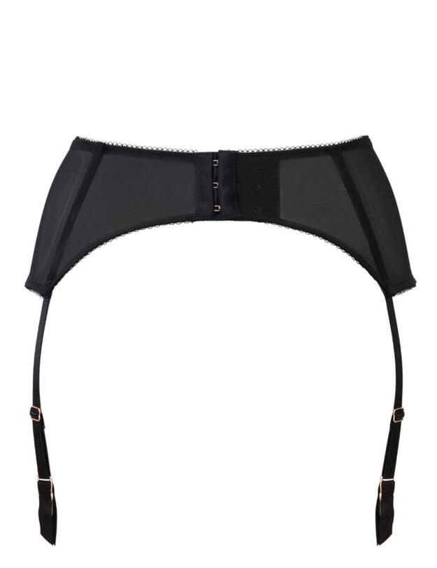 Gossard VIP Bouquet Suspender Belt Black/Red