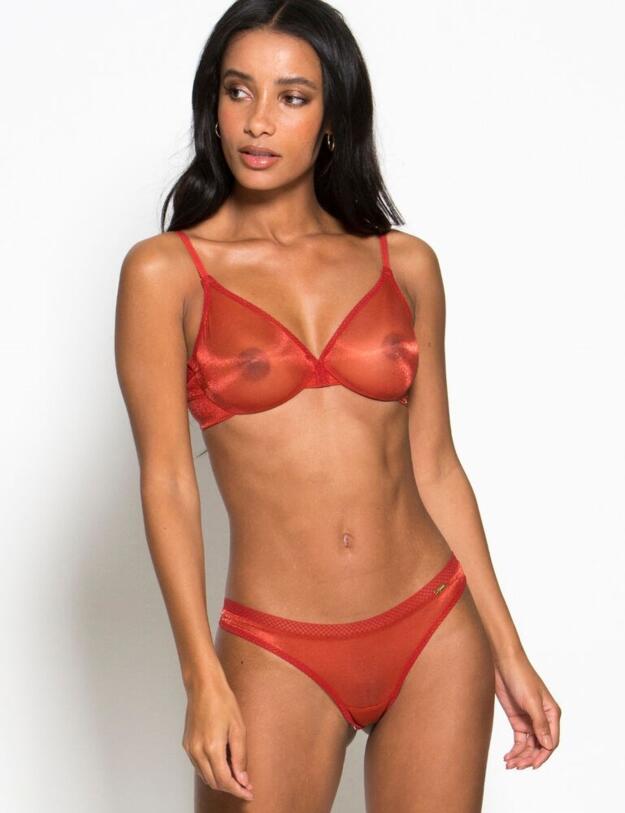  Gossard Glossies Thong Cayenne