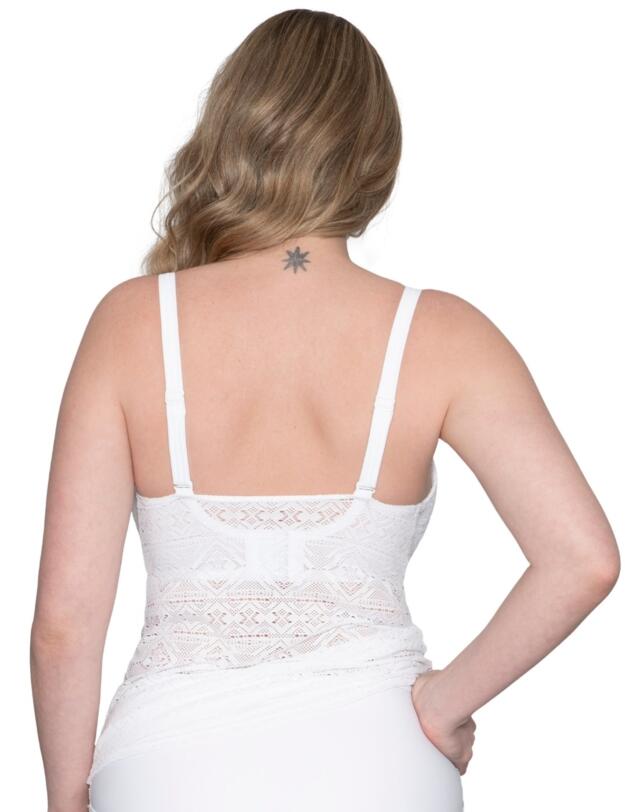 Curvy Kate Rush Padded Tankini Top in White