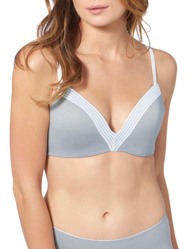 Sloggi Wow Embrace Padded Bra in Grey Combination