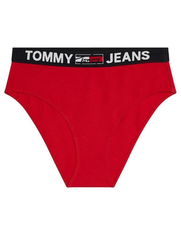 Tommy Hilfiger High Waist Bikini Brief Primary Red 