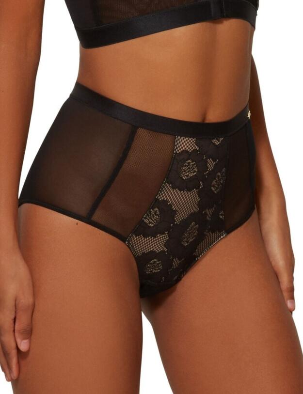  Gossard Femme Deep Brief Black 
