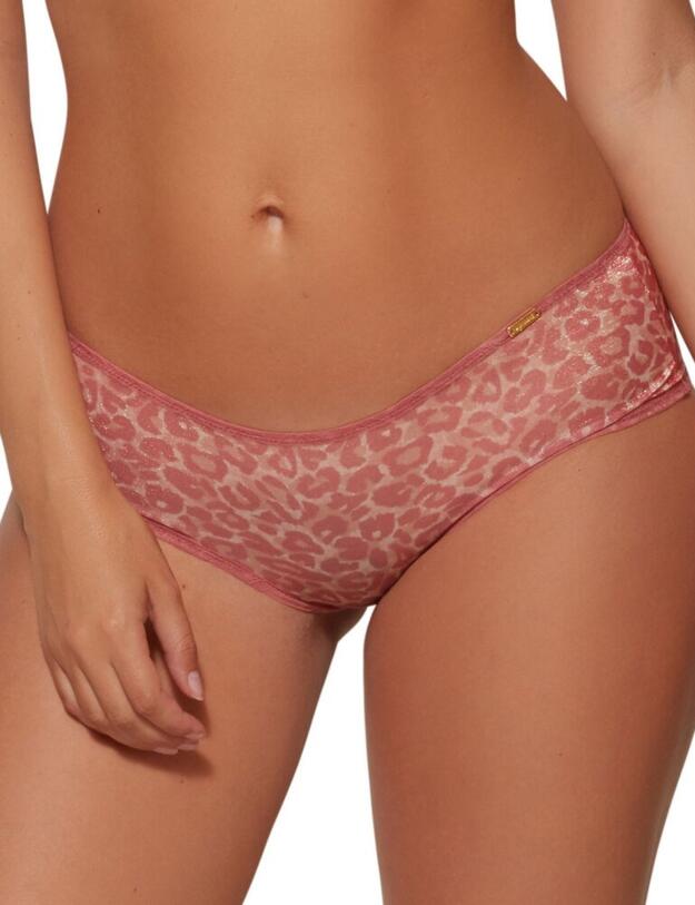 Gossard Glossies Leopard Short Blush/Print 