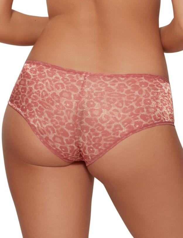 Gossard Glossies Leopard Short Blush/Print 