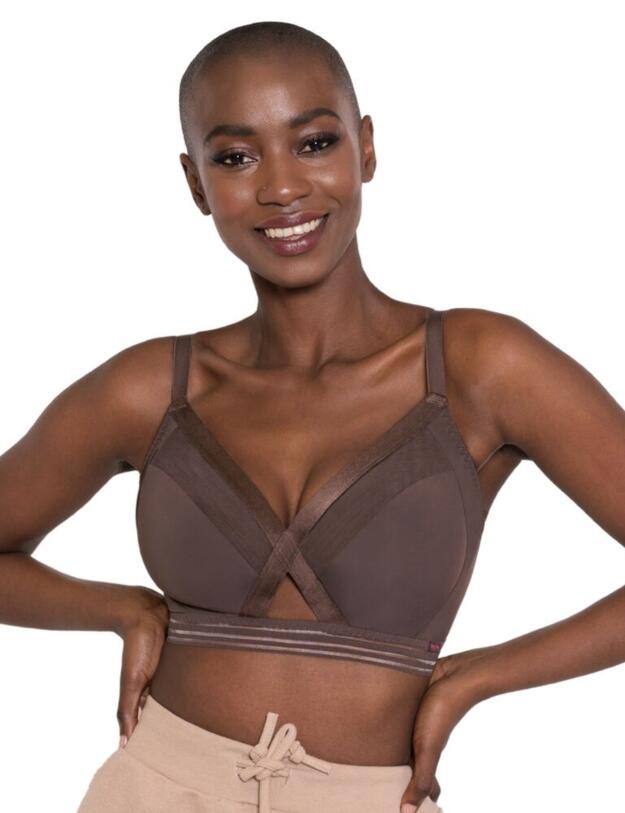 Curvy Kate Unwind Bralette Bra Top Cocoa