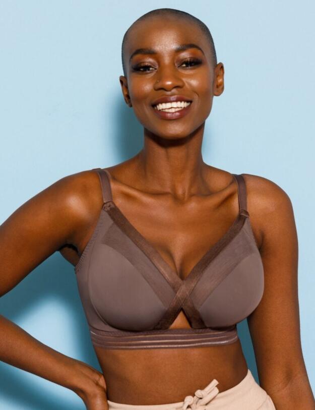 Curvy Kate Unwind Bralette Bra Top Cocoa