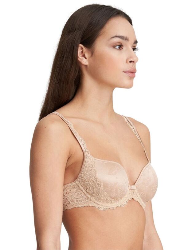Marie Jo Sylvia Padded Heart Shape Bra Glossy Sand 