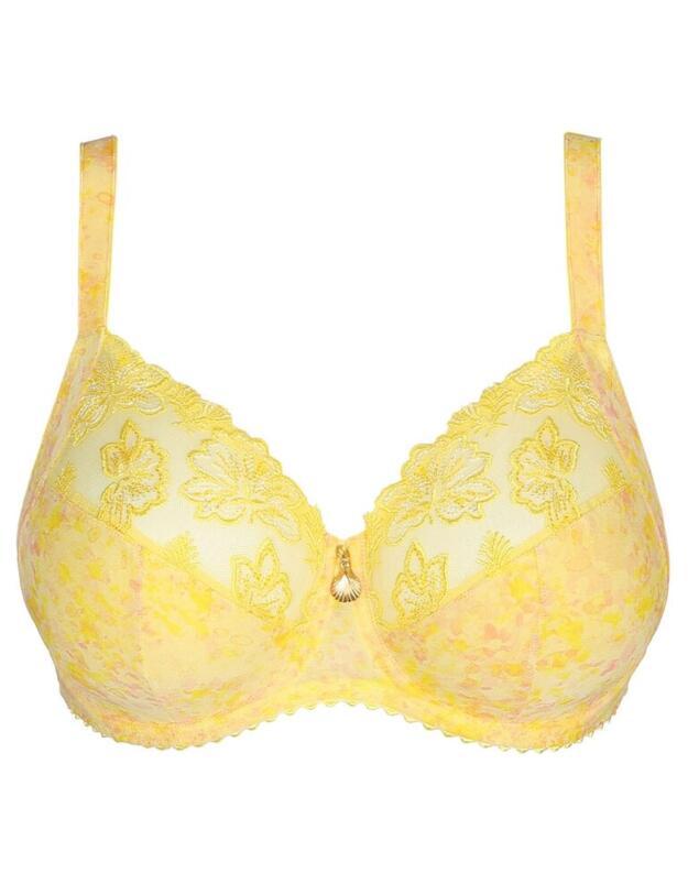 Prima Donna Wild Flower Full Cup Bra Lemon Sorbet 