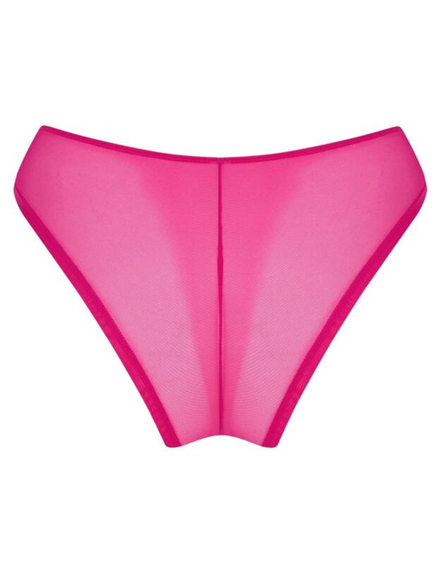 Curvy Kate Eye Spy Brazilian Brief in Hot Pink