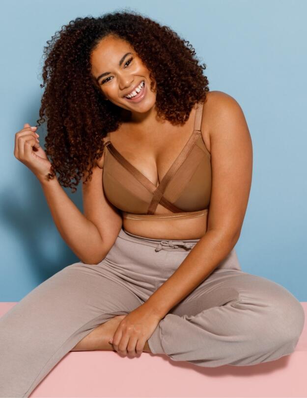 Curvy Kate Unwind Bralette Bra Top Caramel