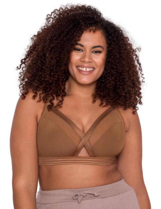 Curvy Kate Unwind Bralette Bra Top Caramel