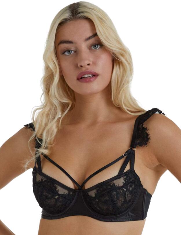  Playful Promises Anneliese Lace Bra Black