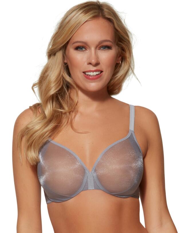 Gossard Glossies Sheer Bra Silver