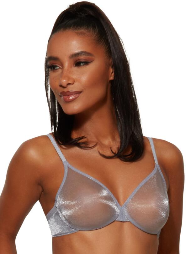 Gossard Glossies Sheer Bra Silver