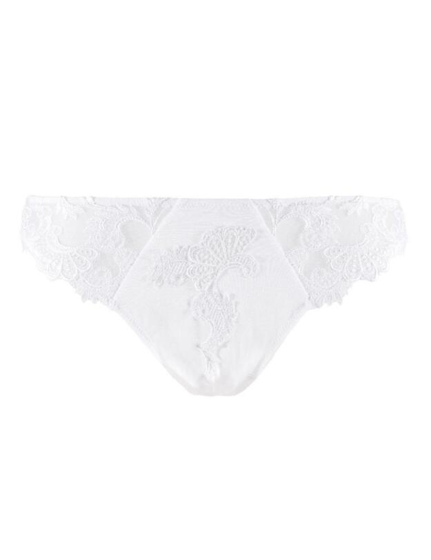 Lise Charmel Dressing Floral Italian Brief in Blanc