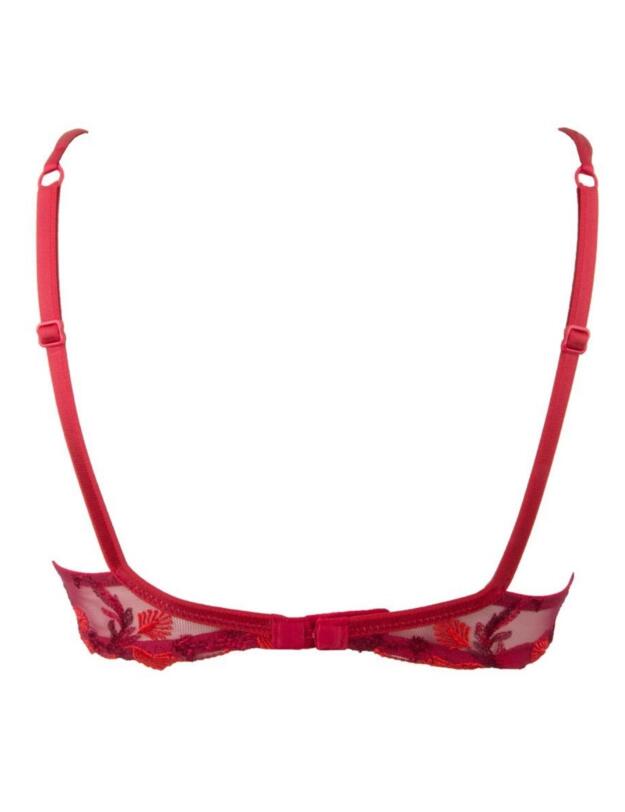 Lise Charmel Fleur Aphrodite Contour Bra in Rouge Aphrodite