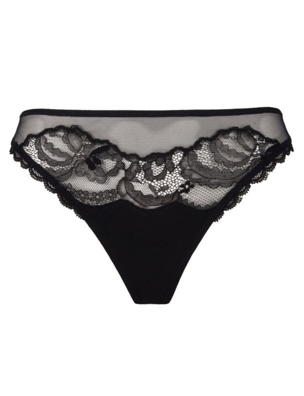 Lise Charmel Feminite Dentelle Thong in Noir
