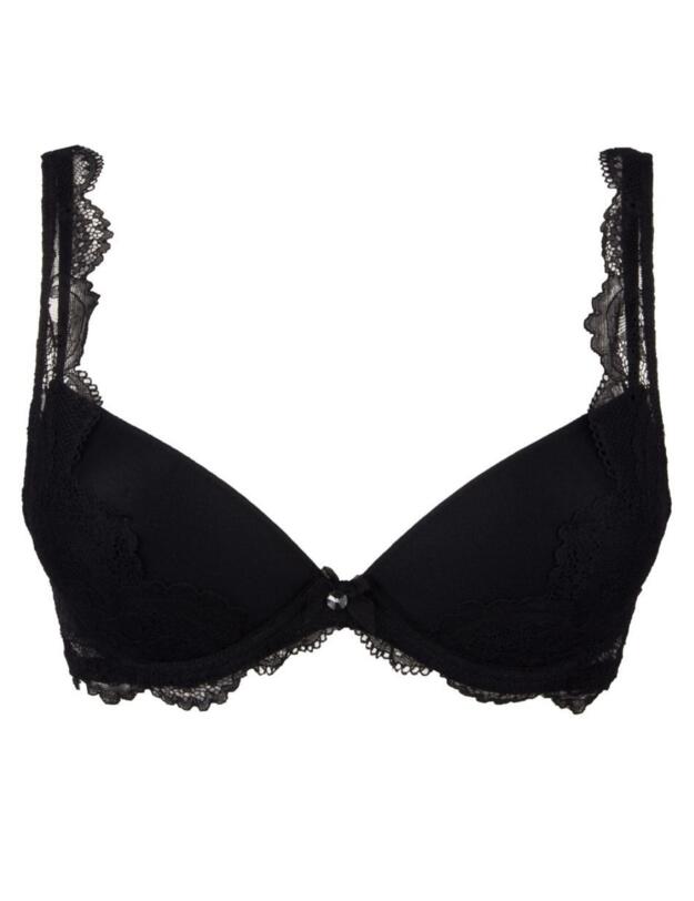 Lise Charmel Feminite Dentelle Contour Bra in Noir