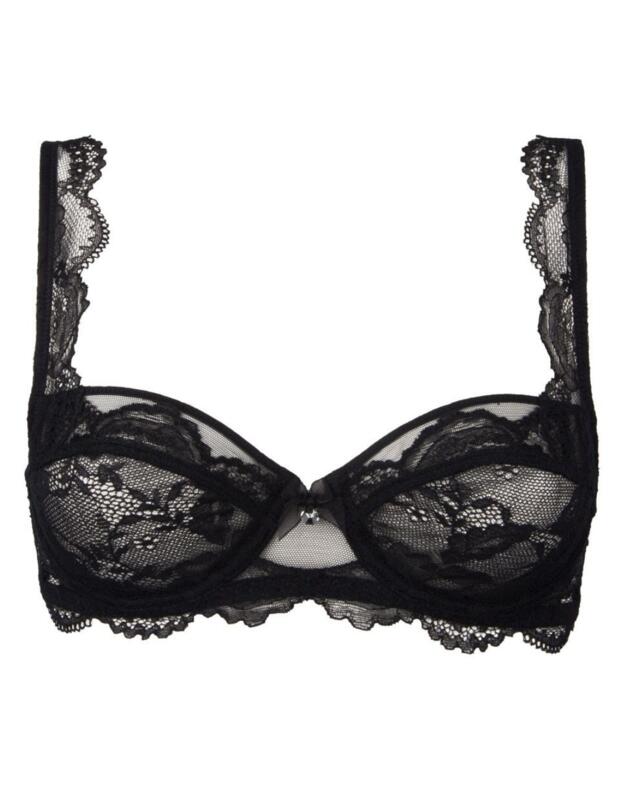 Lise Charmel Feminite Dentelle Half Cup Bra in Noir