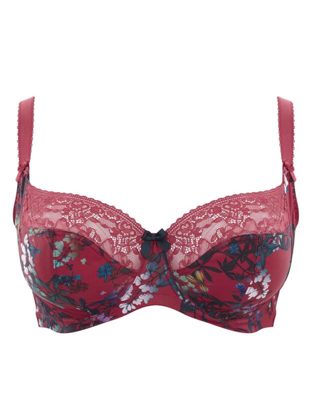  Sculptresse by Panache Chi Chi Balconnet Bra Red/Floral 
