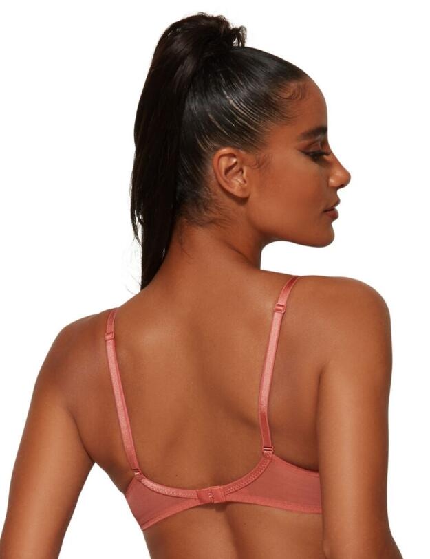 Gossard Boho Lace Padded Plunge Bra Dusty Cedar