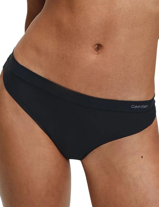 Calvin Klein CK Form Thong in Black