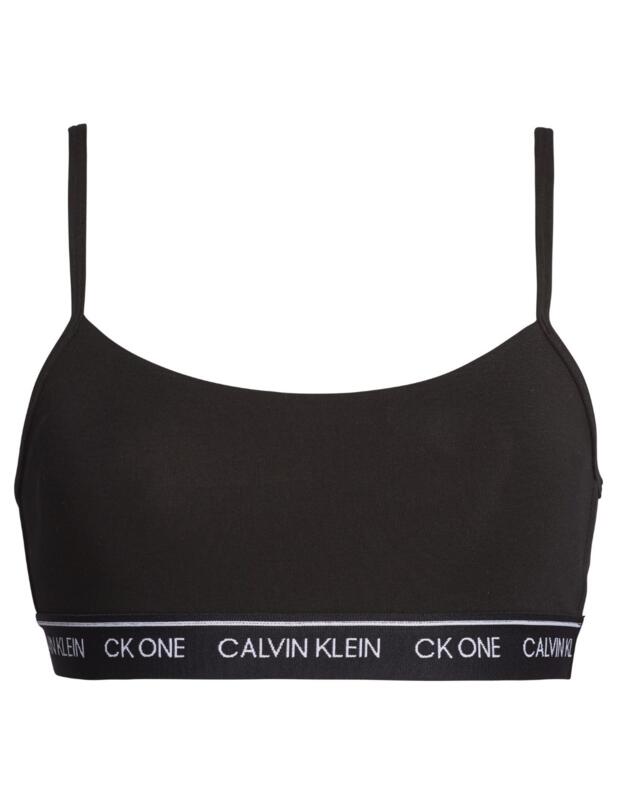 Calvin Klein CK One Cotton Bralette in Black
