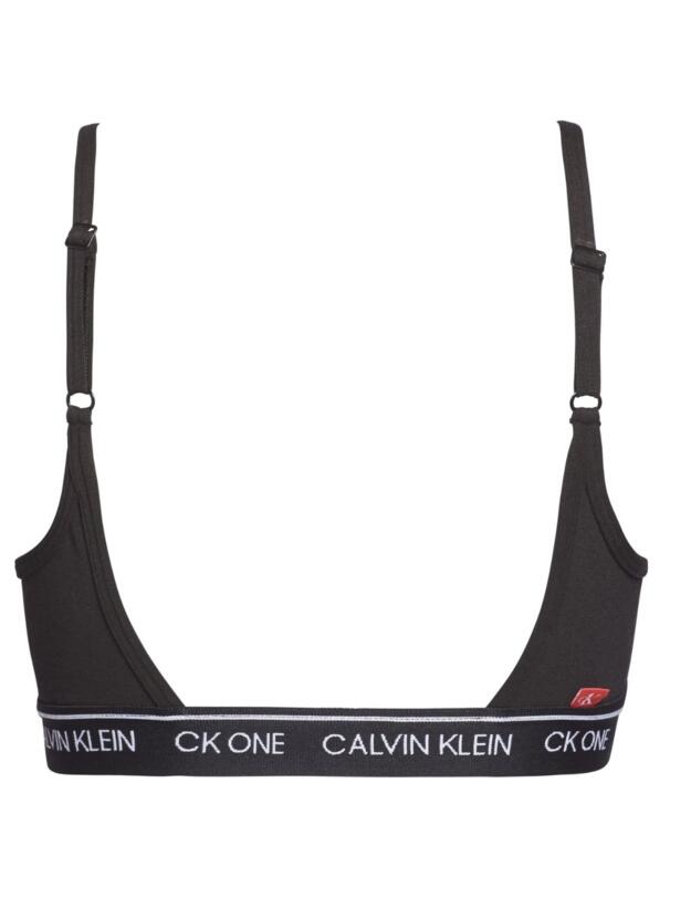 Calvin Klein CK One Cotton Bralette in Black
