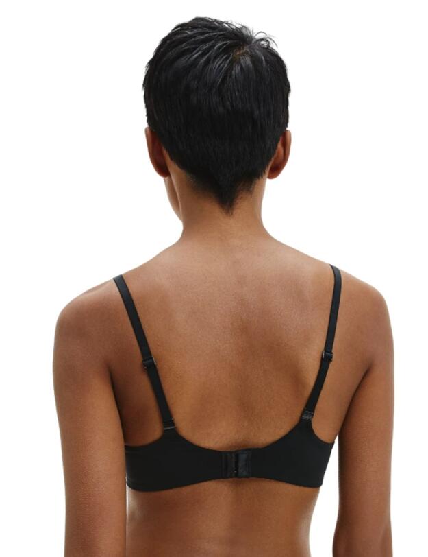 Calvin Klein CK Form Push-Up Plunge Bra in Black