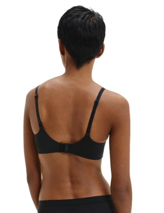 Calvin Klein CK Form Triangle Bra in Black