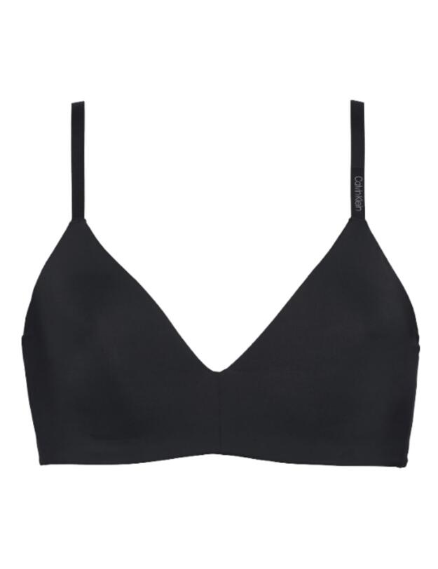 Calvin Klein CK Form Triangle Bra in Black
