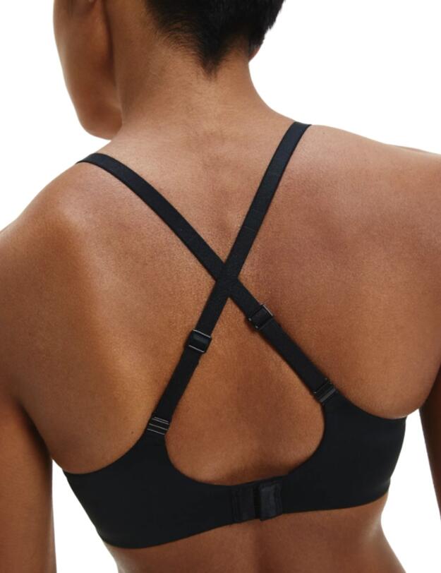 Calvin Klein CK Form Triangle Bra in Black