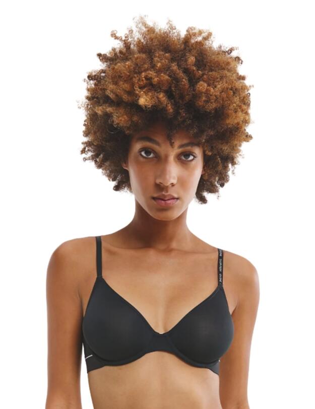 Calvin Klein CK One Micro T-Shirt Bra in Black