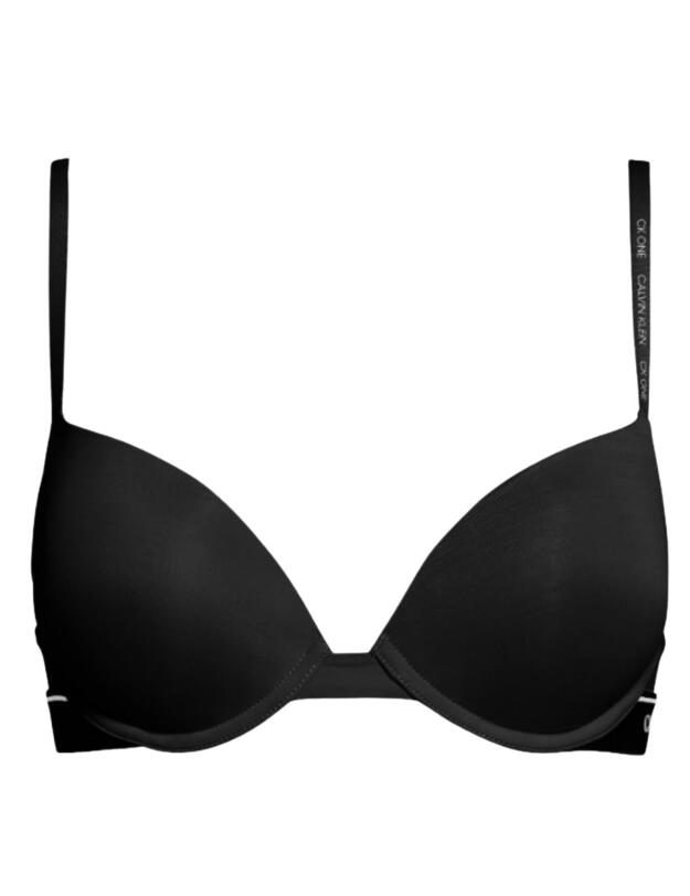 Calvin Klein CK One Micro Push-Up Bra in Black