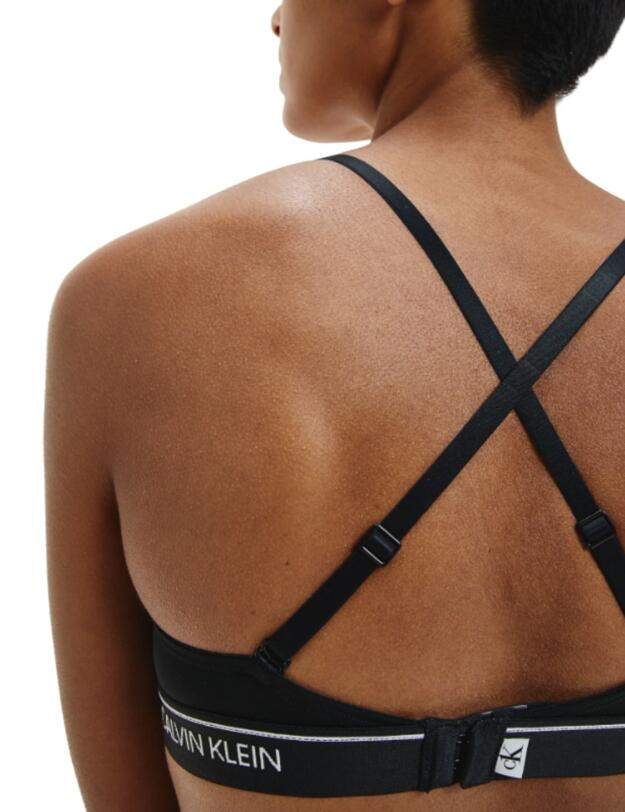 Calvin Klein CK One Micro Push-Up Bra in Black