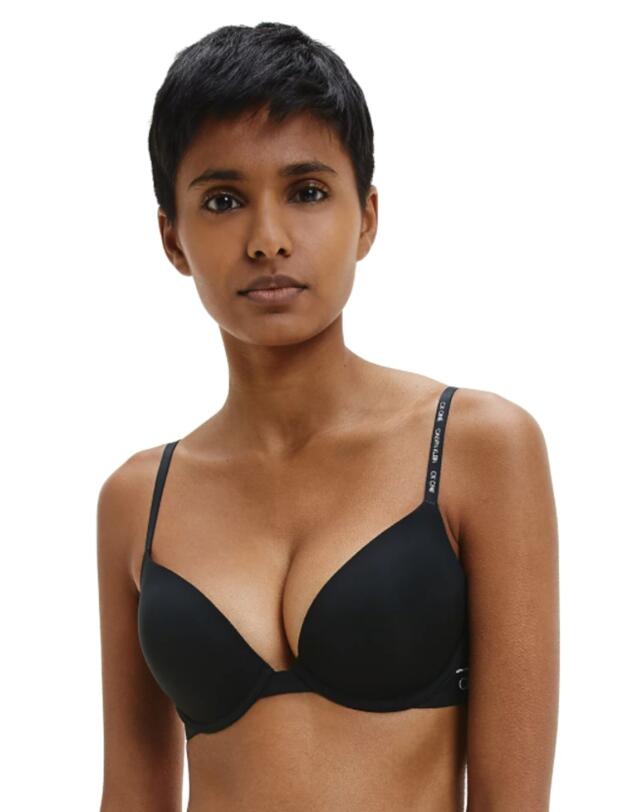 Calvin Klein CK One Micro Push-Up Bra in Black