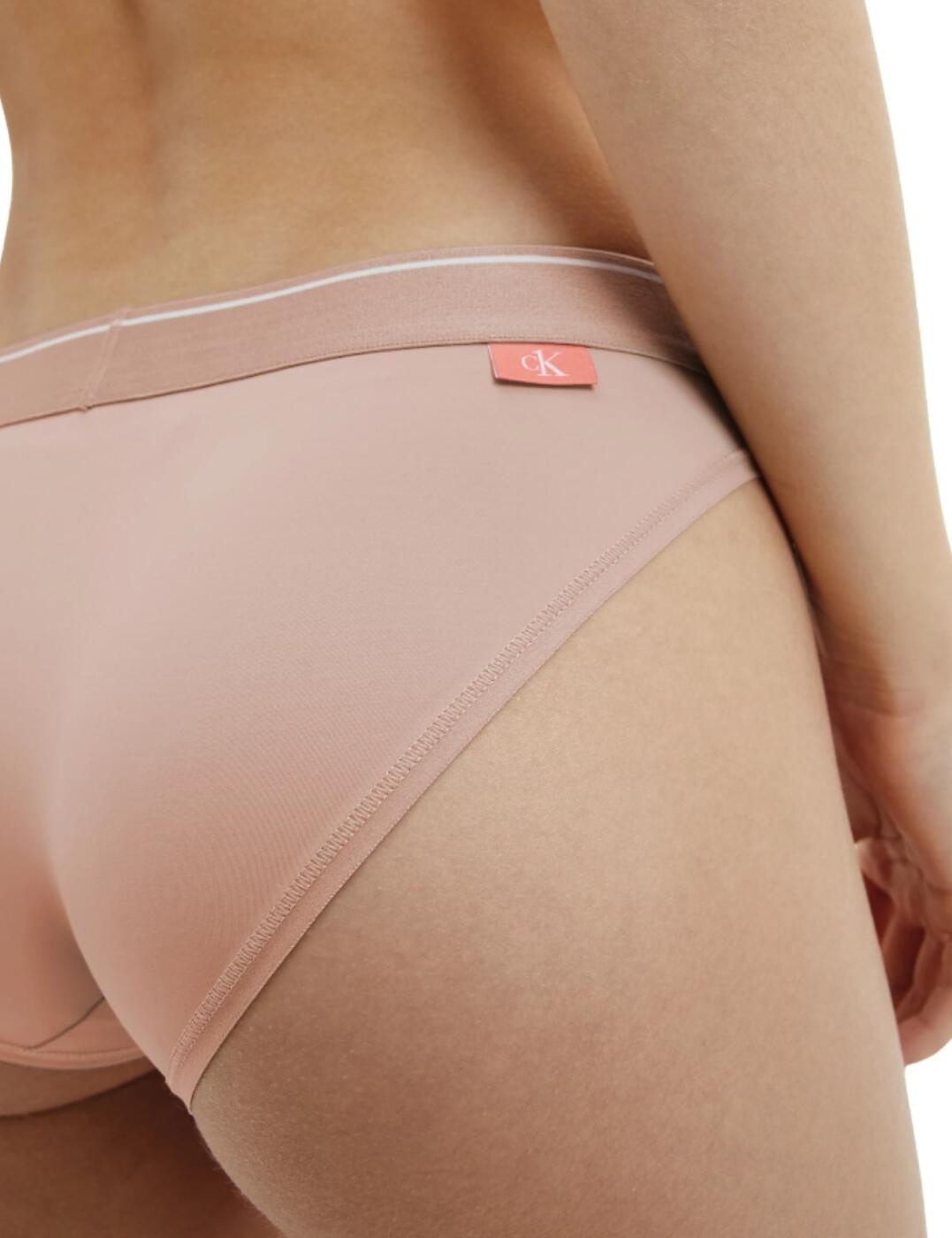 Calvin Klein Womens Ck One Micro High-Waist Thong Panty X-Large Honey  Almond 