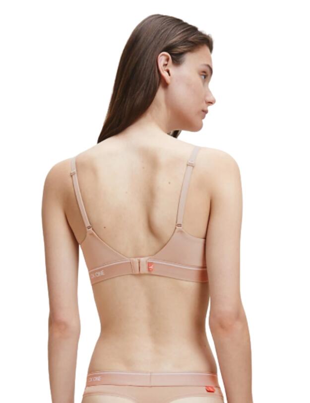 Calvin Klein CK One Micro Bralette in Honey Almond