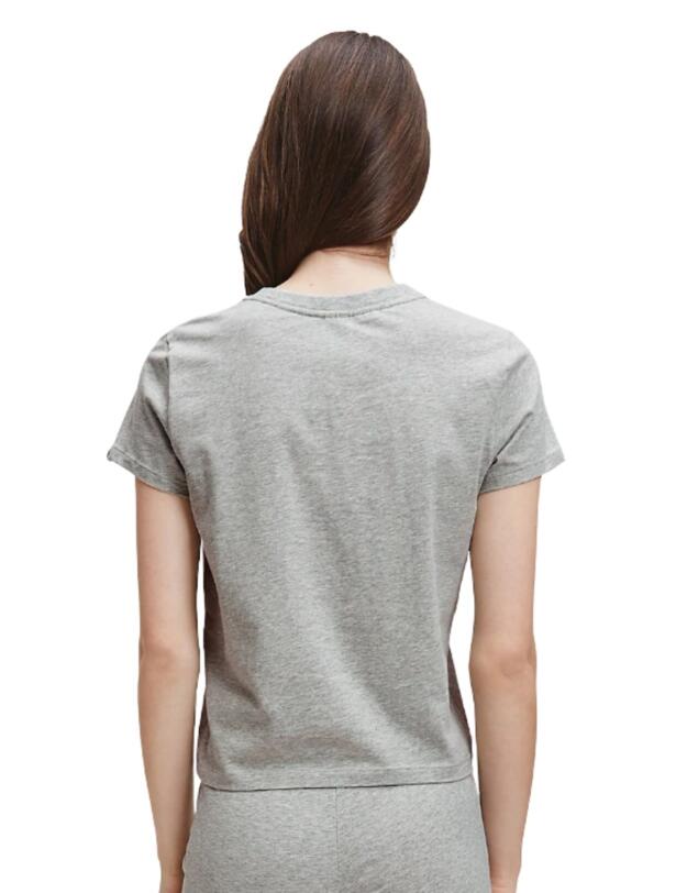 Calvin Klein CK One Lounge Crew Neck T-Shirt in Grey Heather