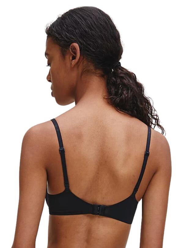 Calvin Klein CK Sculpted Plunge Push-Up Bra in Black
