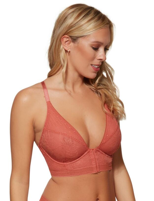 Gossard Boho Lace Bralette Dusty Cedar 