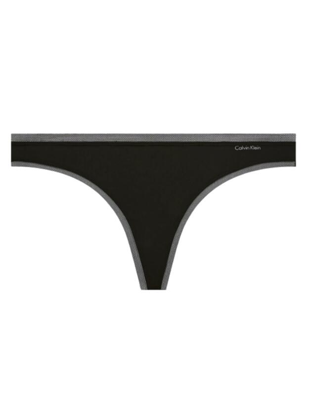 Calvin Klein CK Sculpted Thong in Black