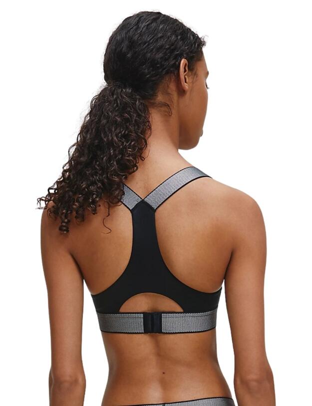 Calvin Klein Customised Stretch Bralette in Black